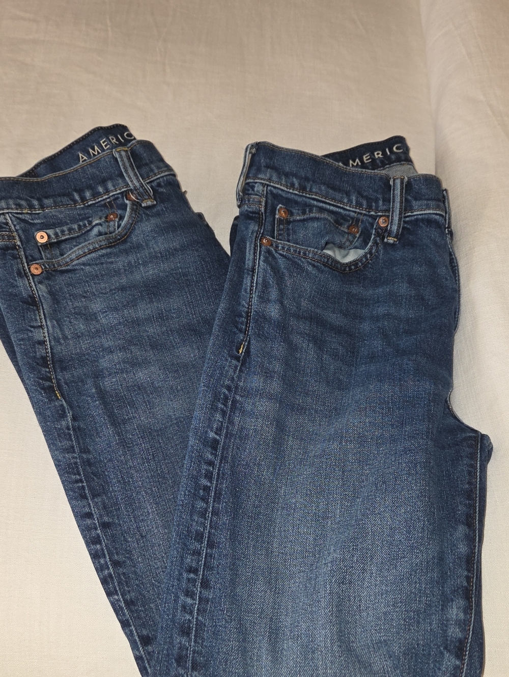 2 American Eagle Outfitters Dark Blue  Jeans